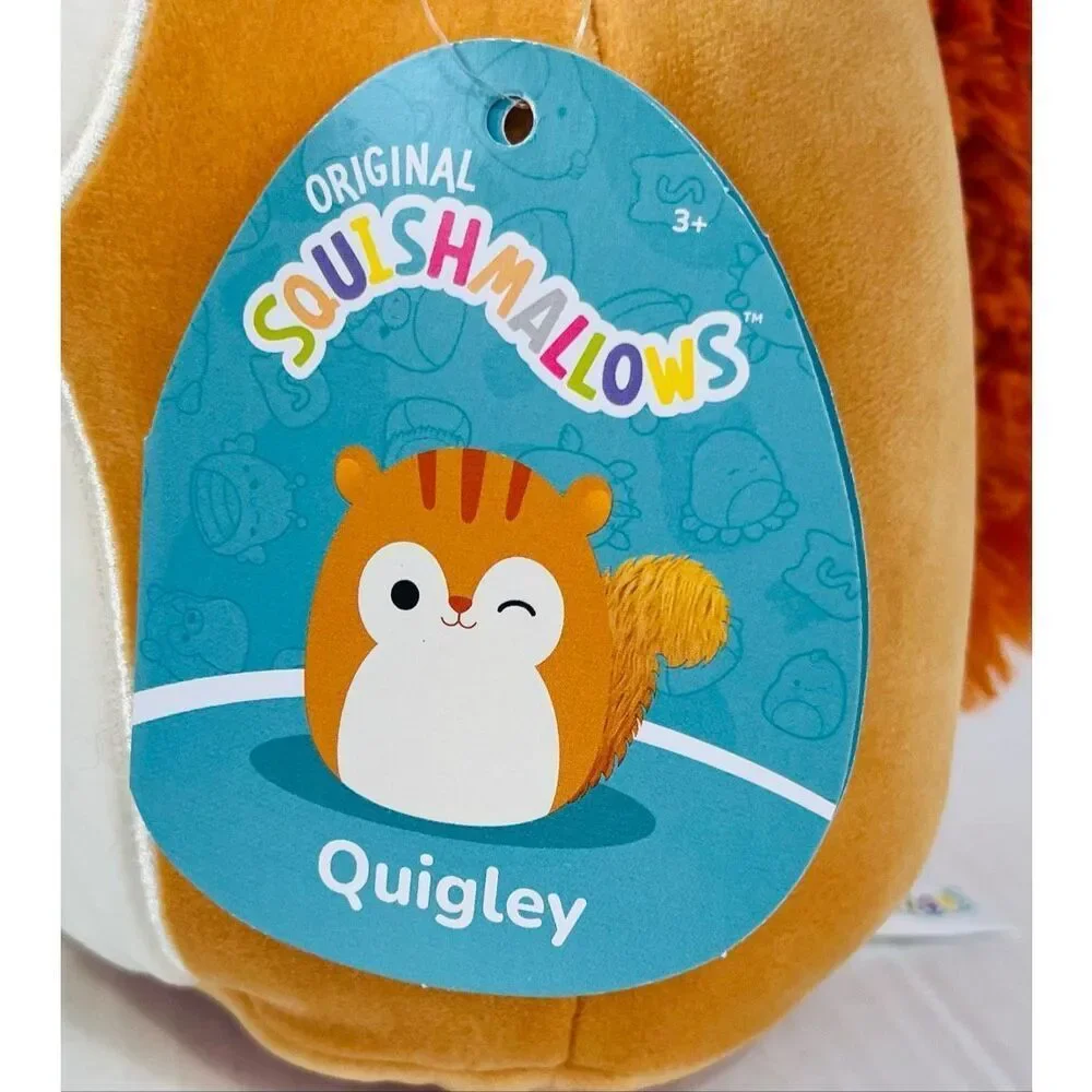 Squishmallows Quigley The Squirrel   7.5”   NWT